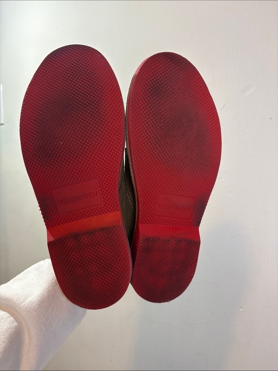 Veldskoen Heritage Pinotage Red Sole Red Laces Suede Leather Chukka Boot US 8 main image 6